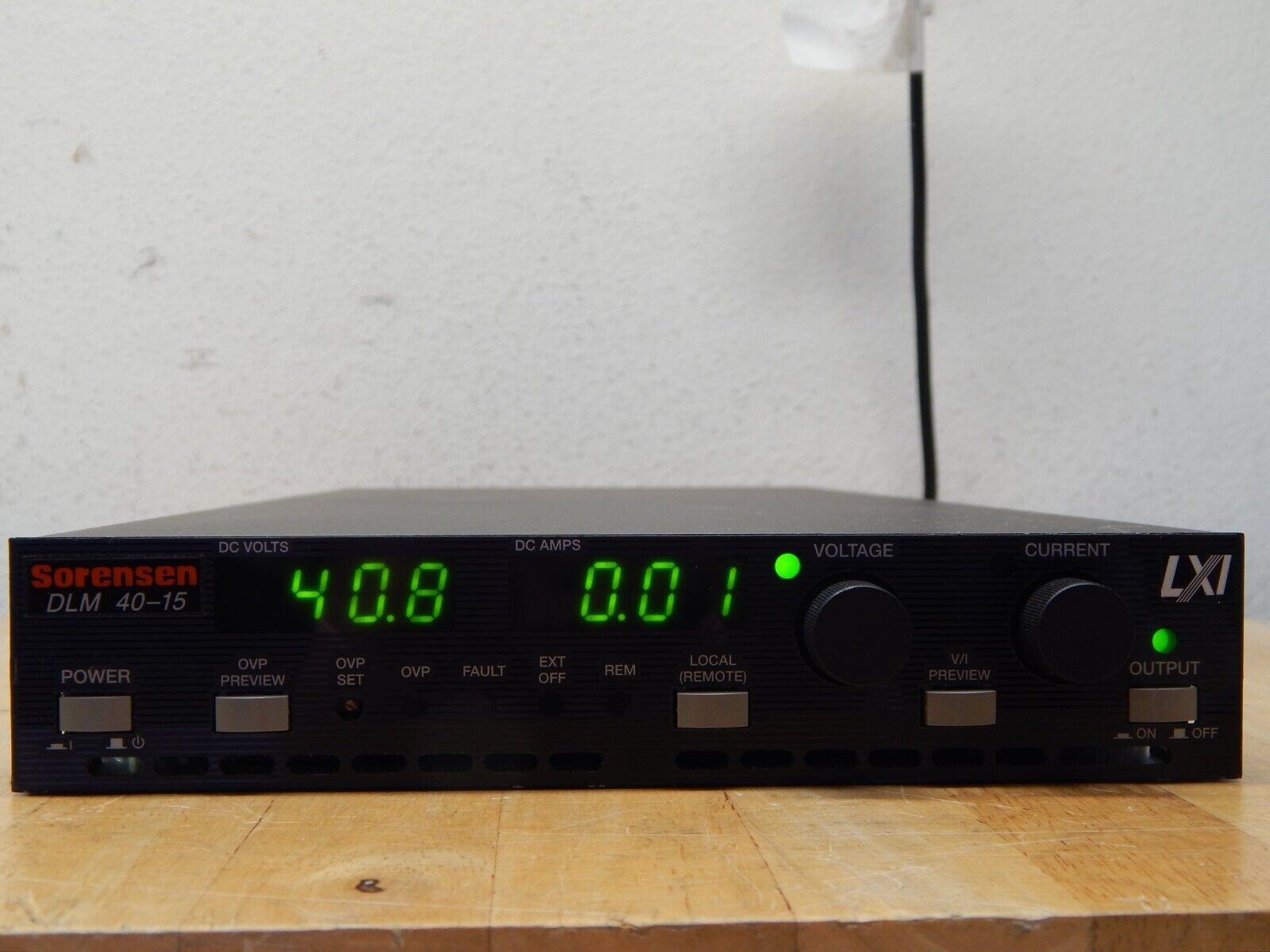Sorensen DLM40-15 M6, M130 LXI DC Power Supply 30 Day Warranty Sorensen DLM40-15 M6, M130 LXI DC Power Supply 30 Day Warranty